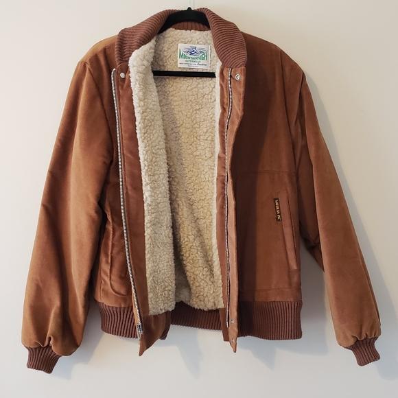 Vintage Mountain High Outerwear Pebbles American Jac Ultra Suede Zip Up Jacket L - Picture 4 of 15